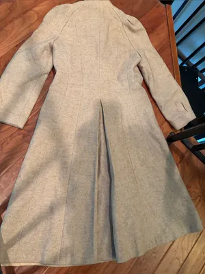 Non Signe Wool Blend Long Toggle Coat in Creme Tan Size M thumbnail 11