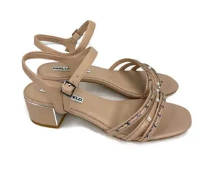Karl Lagerfeld Paris Tori Imitiation Pearl Sandals Size 7 thumbnail 1