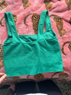 All in Workout Motion Top Tank Green thumbnail 3