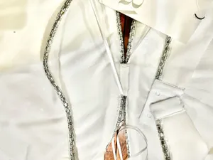ZARA NWT viral TIK TOK White Jeweled Rhinestone Embellished Cutout Top XL thumbnail 12