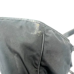 Coach‎ Black Handbag Purse Shoulder Bag Tote Buckled Straps Worn Needs Love thumbnail 9