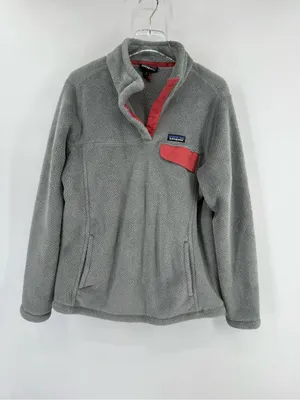 Patagonia Re-Tool Snap T fleece with orange accents‎ size xl thumbnail 2