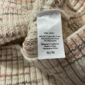 L Space Layla Solstice Space Dye Collared V Neck Sweater M thumbnail 4