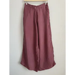 Athleta Calm Cool Pant Women's M Rose Pink Wide Leg Breathable Lightweight Silky thumbnail 6