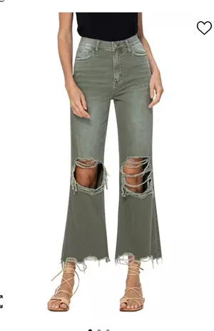 Cropped Flare Jeans thumbnail 6
