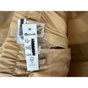Madewell The Tailored Tapered Preppy Academia Pant in Softdrape Beige NWT 12 thumbnail 5
