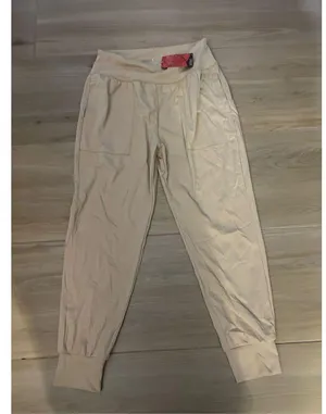 NEW Joggers Pockets High Waisted Athletic Pants Jogger Pants L thumbnail 3
