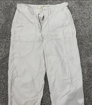 Madewell Cream Pants thumbnail 1