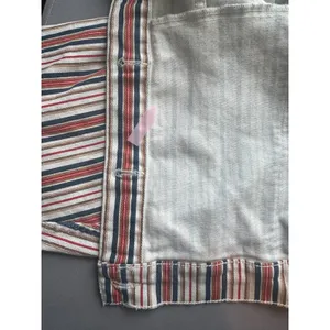 Wrangler Girlfriend Jacket Women's M Striped Denim Oversized Retro Cowboy thumbnail 7