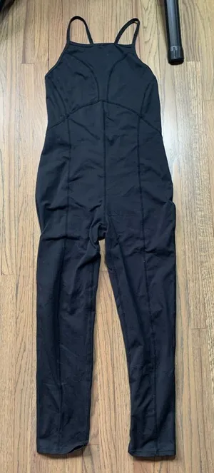 FP movement free people tank top onesie jumpsuit small black thumbnail 1