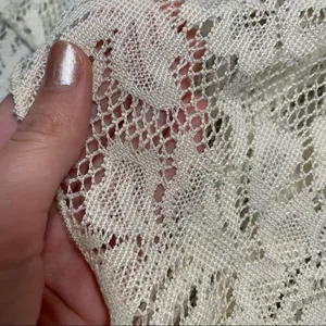 Trixxi‎ white lace strapless dress high low style boho beach ivory small thumbnail 5