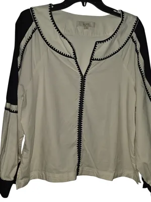 Loft Long Sleeve Blouse Size Large thumbnail 2
