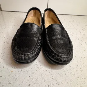SAS Simplify Black Leather Loafers Womens 8.5 M Comfort Slip On Shoes USA Made‎ thumbnail 2