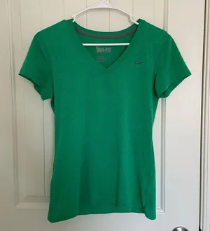 Nike women’s dri-fit active‎ v-neck tshirt — small thumbnail 1