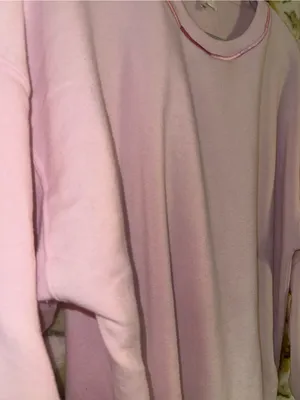 no comment size large pink smiley face sweatshirt thumbnail 5