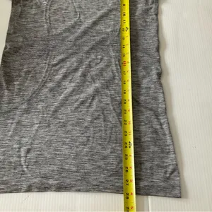 Lululemon Swiftly Tech Short Sleeve Crew Slate / White T Gray T Shirt Women Sz 8 thumbnail 5