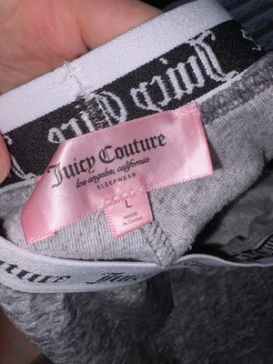 Juicy Couture Gray Logo Sleep Shorts thumbnail 2