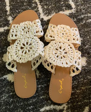 Forever 21 White Sandals thumbnail 1