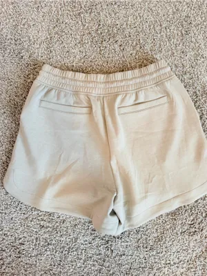 Zenana Scuba Round Neck Top And Dolphin Shorts Set size medium ash mocha thumbnail 10