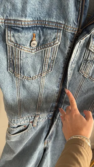Abercrombie and Fitch Denim Romper thumbnail 3