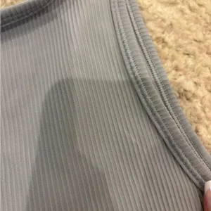 Lululemon Gray Ribbed Tank Top thumbnail 3