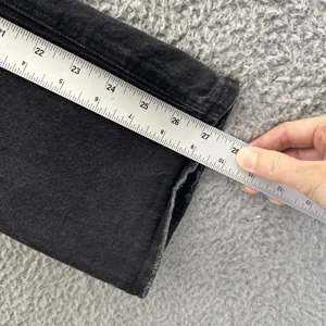 American Eagle Super High Rise Ankle Straight Jean‎ Black Boho Women's 4 x 27 thumbnail 9