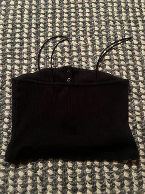 Aeropostale black ribbed crop top thumbnail 3
