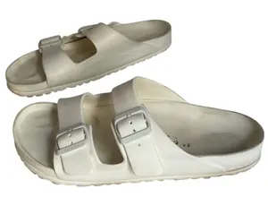Birkenstock Arizona EVA White Sandals Women’s Size 9 Waterproof Comfort thumbnail 1