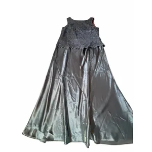 Navy Sparkle and Satin Gown - Size 20W thumbnail 8