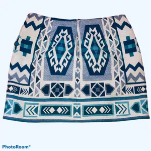 H&M Divided woven aztec skirt thumbnail 2