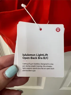 Lululemon Light Lift Open-Back Bra B/C thumbnail 6