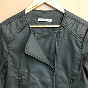 Mavi Jeans‎ Co. Ruby Coated Black Jacket Small thumbnail 5