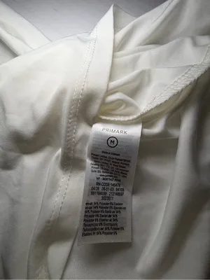 Primark Ivory Asymmetrical cape One-Shoulder Top thumbnail 4