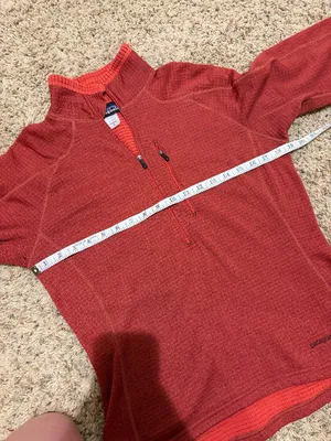 Patagonia Polartec R Long Sleeve Half Zip Burnt Orange thumbnail 14
