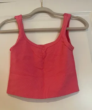 NIKIBIKI Cropped Ribbed Top thumbnail 1