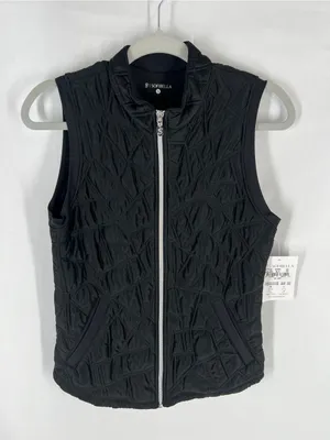 Sofibella Black Quilt Vest Size Small NWT UPF 50 Style 2432N thumbnail 2