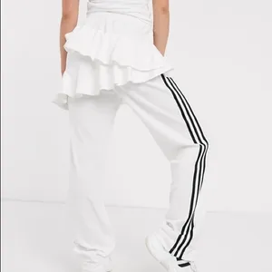ADIDAS J KOO Ruffle Track Pants Asymmetrical New thumbnail 2