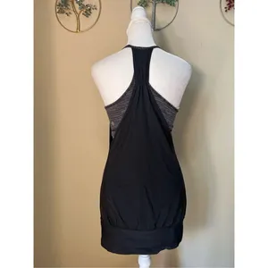 Lululemon No Limits Black / Wee Are From Space Black Cashew Tank Top Size 4 thumbnail 2