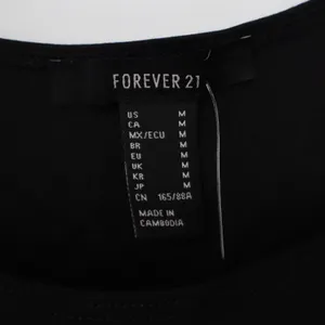 Forever 21 Womens Knit Bodysuit Black Scoop Neck Sleeveless Snap Closure Size M thumbnail 2