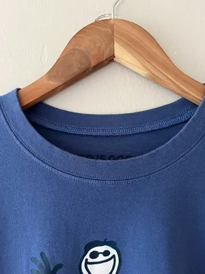 Life is Good Sz M Blue Short Sleeve Crusher Tee shirt pullover golf thumbnail 2