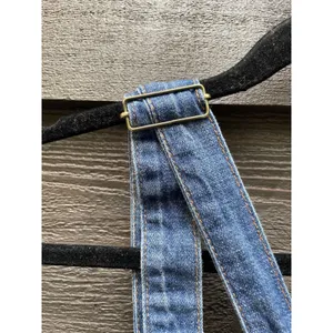 Monthorigin Denim Overalls OS Boho Lagenlook Cottagecore Festival Farm Core M thumbnail 12