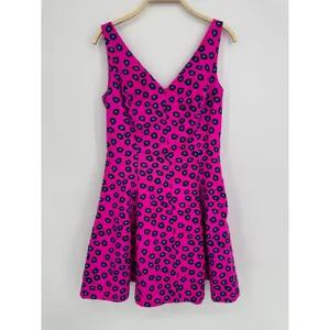 Lilly Pulitzer Clove Dress Size 6 Pink Cheetah Print Sleeveless Preppy Bold thumbnail 4