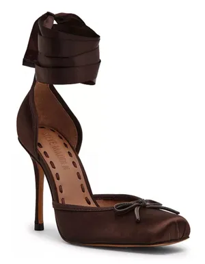 Steve Madden Women's Larina Lace-Up High-Heel Ballet Pumps thumbnail 1