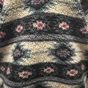 Roper Southwestern Print Fleece Quarter Zip Pullover Cowgirl Chic Womens Size XS thumbnail 2