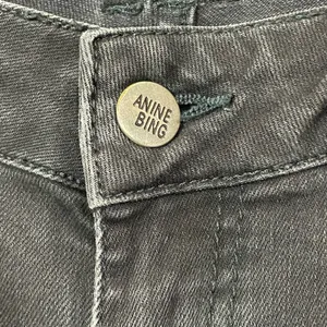 Anine Bing Double Zipper Skinny Jeans - Charcoal - 26 thumbnail 11
