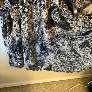 Free People Romper dress with liner. Medium. Blue pattern. Preloved great. thumbnail 5