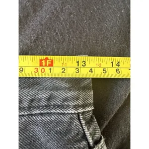 Levi's High Rise Deconstructed Button Fly Studded Denim Premium Skirt Size 24‎ thumbnail 8