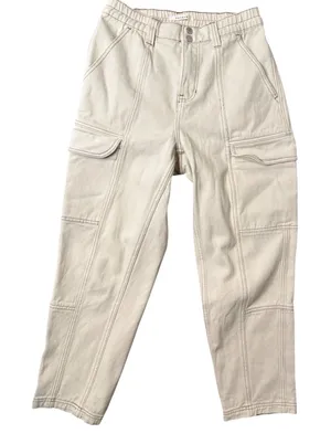 PacSun Elastic Waist Flap Cargo Pants M‎ Contrast Stitch Gorpcore Utility thumbnail 1