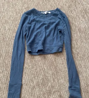 Privacy Please Blue Long Sleeve Women's Top thumbnail 1