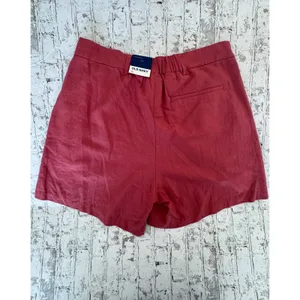 Old Navy Extra High-Rise Linen-Blend Taylor Shorts Dark Red XL NWT‎ 653996-01-1 thumbnail 2